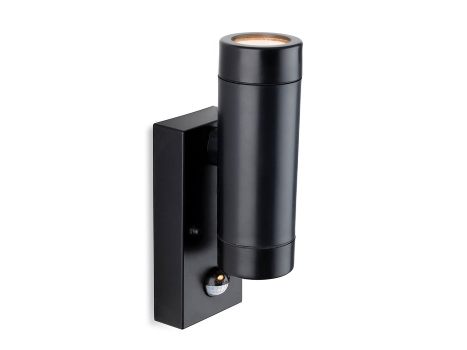 Firstlight Ravel Resin 2 Light Wall with PIR 2912BK