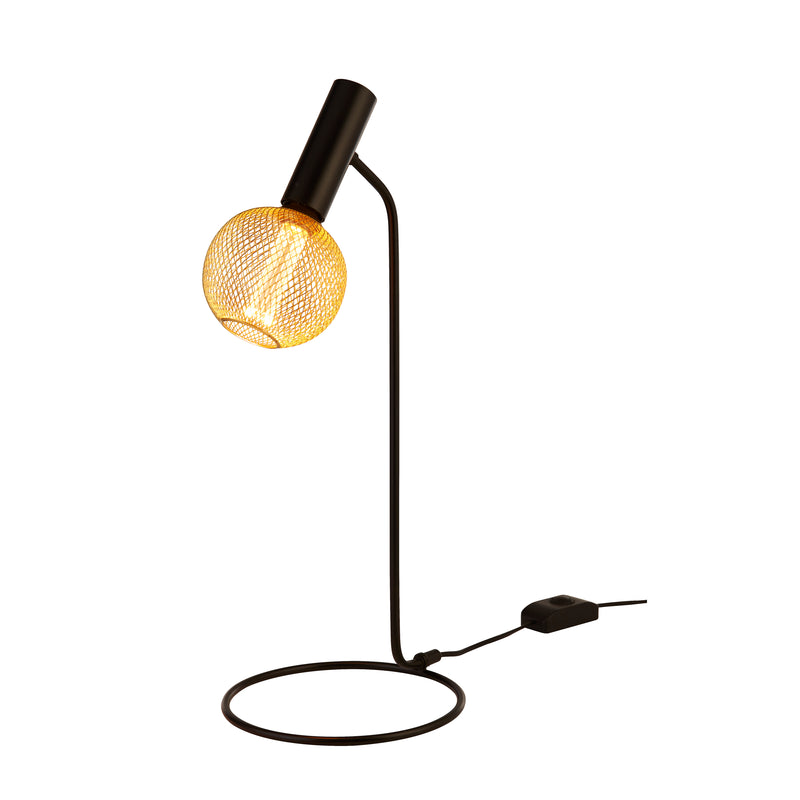 Searchlight  35721-1BK Dulwich Table Lamp - Black Metal