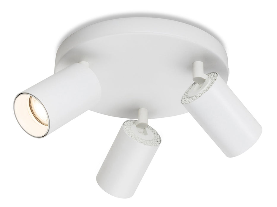 Firstlight Max 3 Light Flush Ceiling Fitting 2926WH