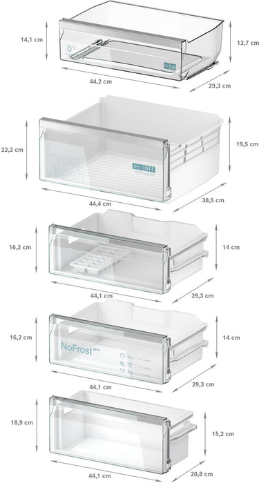 Siemens KI96NVFD0 iQ300, Built-in fridge-freezer - Bonus Superstore