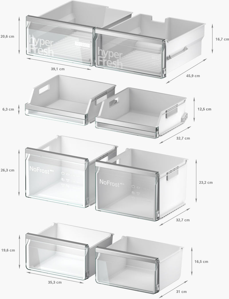 Siemens KF96DPXEA iQ700, French door bottom freezer - Bonus Superstore