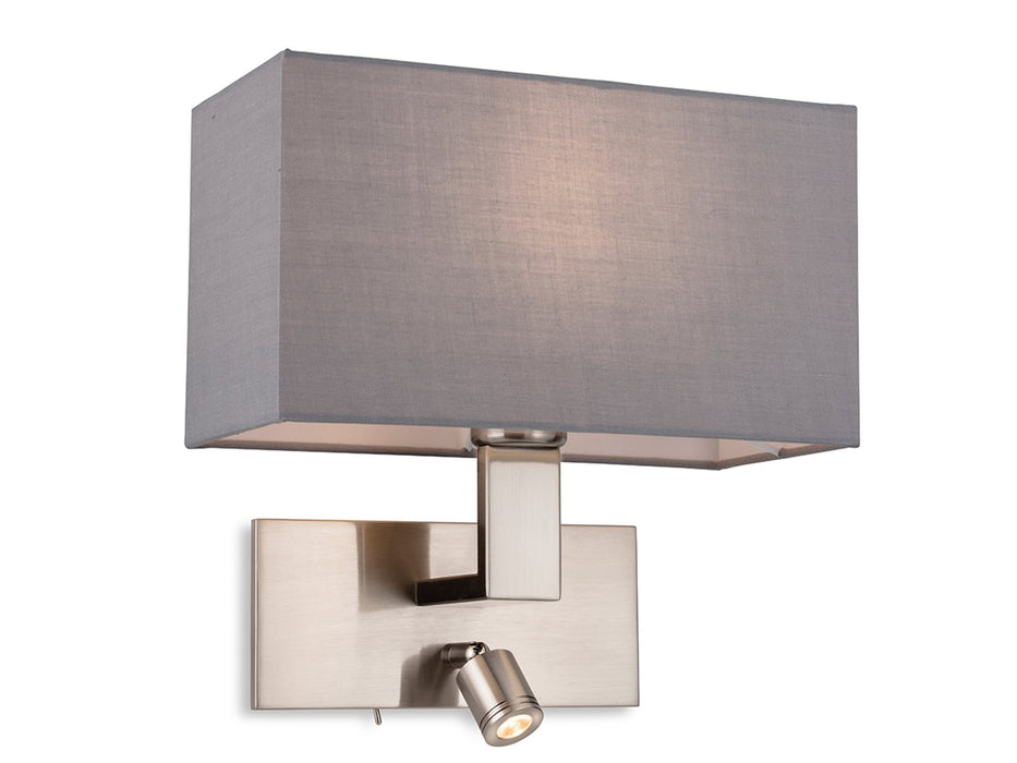 Firstlight Raffles 2 Light Wall (Switched) 4940BSGR