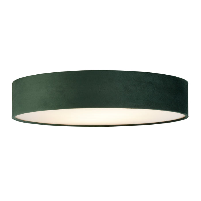 Searchlight  23298-3GR Drum 3Lt Flush - Green Velvet