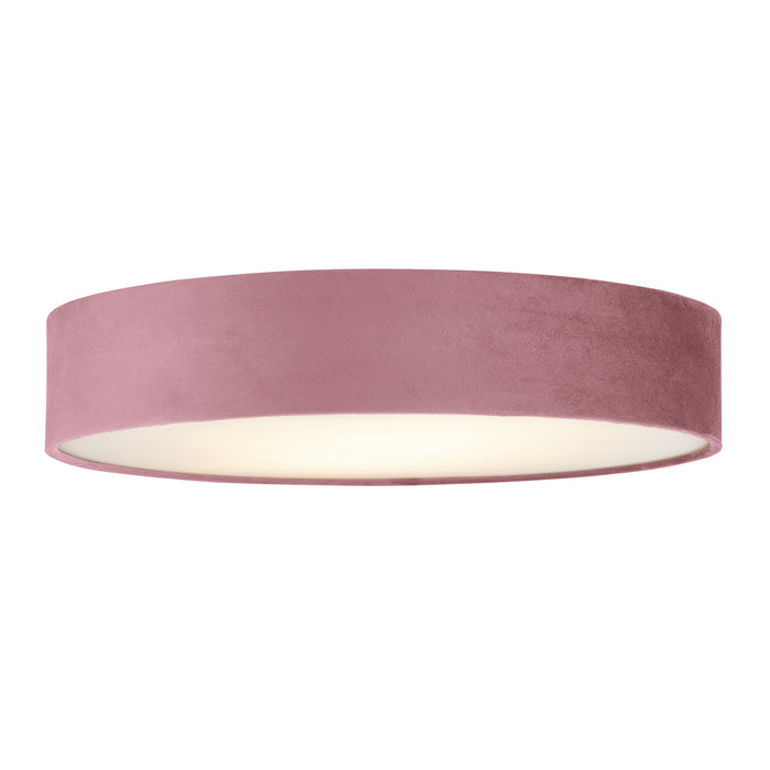 Searchlight  23298-3PI Drum 3Lt Flush - Pink Velvet