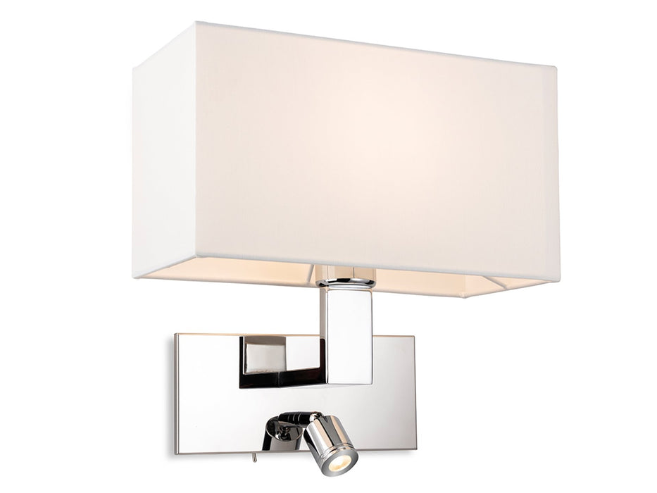 Firstlight Raffles 2 Light Wall (Switched) 4940CHCR