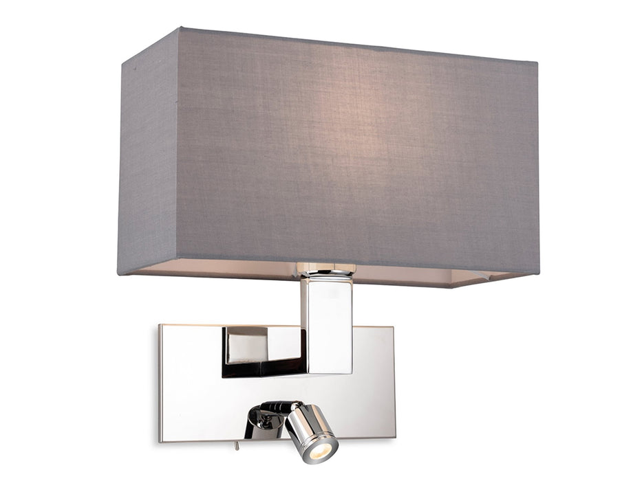 Firstlight Raffles 2 Light Wall (Switched) 4940CHGR