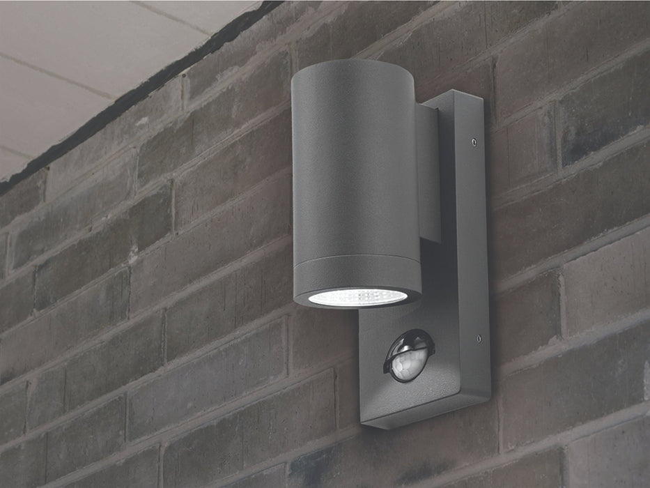 Firstlight Shelby Single LED Wall with PIR 5939GP