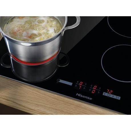 Hisense E6431C 59.5cm Ceramic Hob - Black - Bonus Superstore