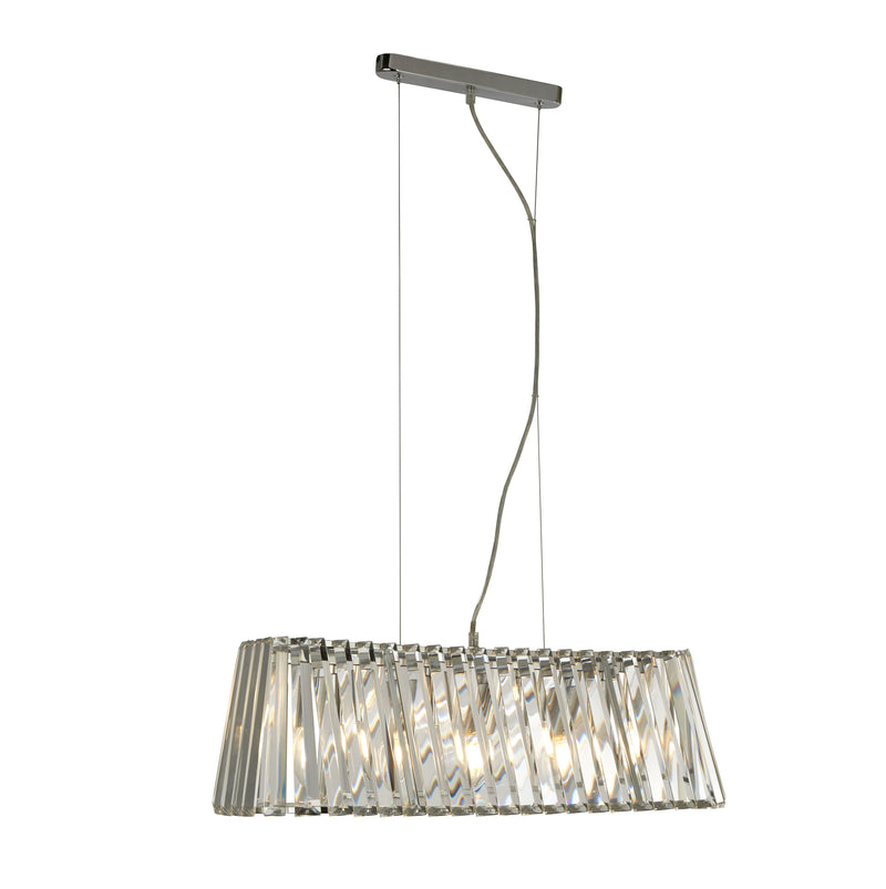 Searchlight  2894-4CC Tiara 4Lt Pendant - Chrome & Crystal