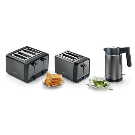 Bosch TAT5P445GB 4 Slice Toaster - Anthracite - Bonus Superstore