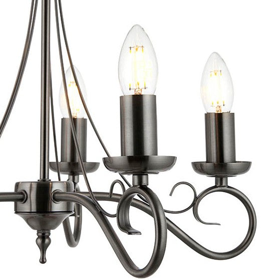 Trafford 5lt Pendant - 180-5AS - Bonus Superstore