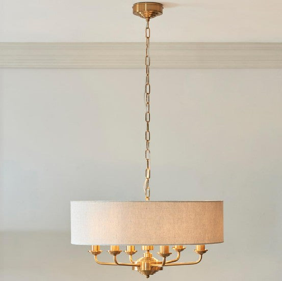 Highclere 6lt Pendant - 110722