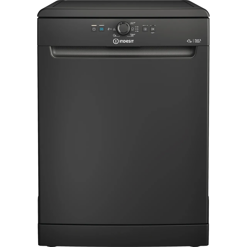 Indesit D2FHK26BUK Dishwasher: full size, black - Bonus Superstore