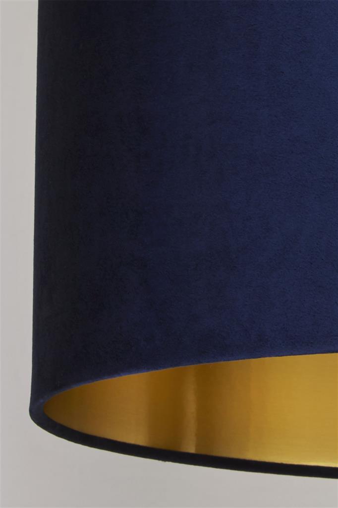 Searchlight  31040AZ Navy Velvet Shade with Gold Inner Dia.40cm