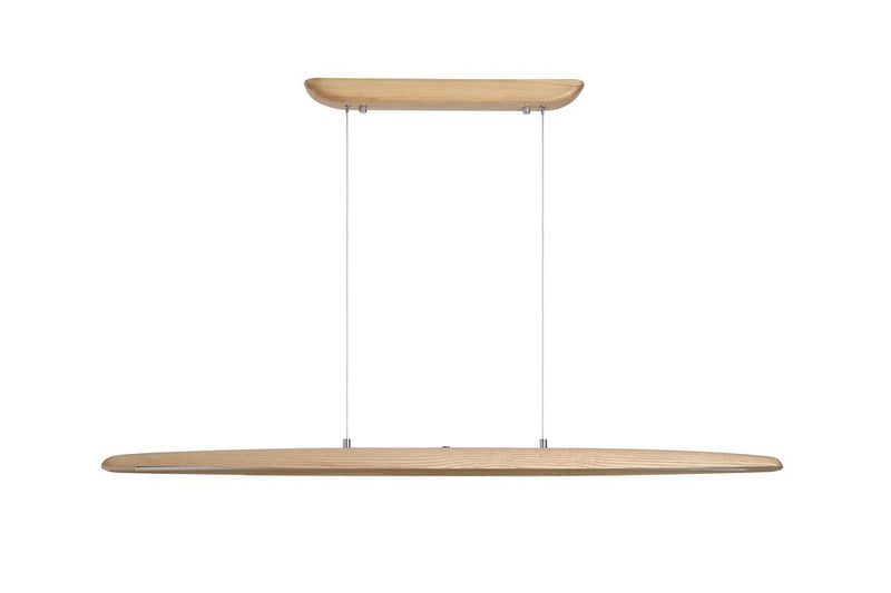 Searchlight 31501NA Kenzie LED Pendant, Wood