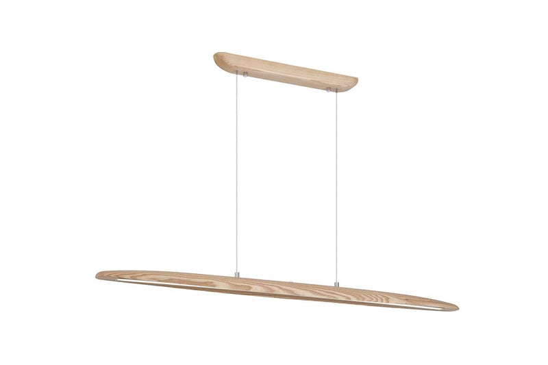 Searchlight 31501NA Kenzie LED Pendant, Wood