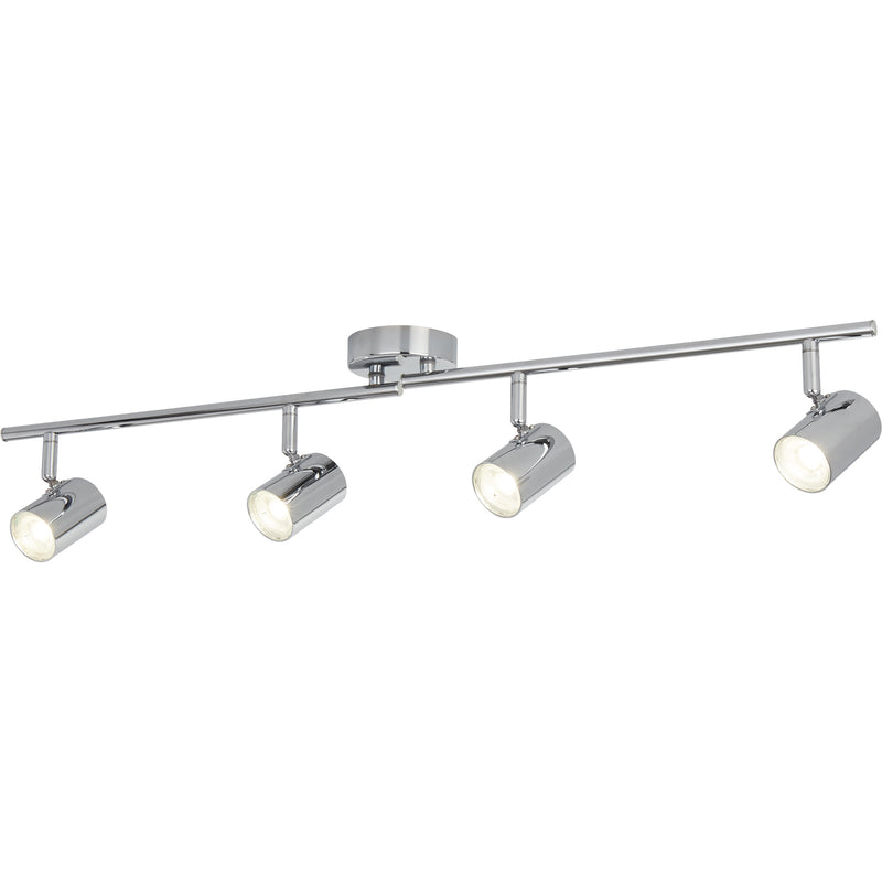 Searchlight  3174CC Rollo 4Lt Split Bar Spotlight  - Chrome Metal