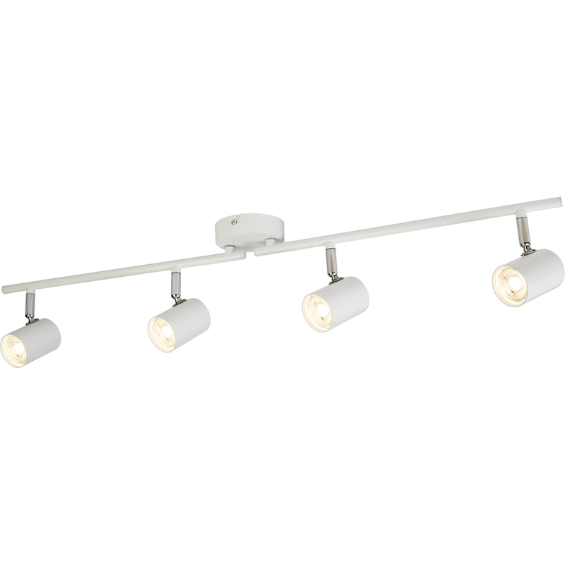 Searchlight  3174WH Rollo 4Lt Split Bar Spotlight  - White Metal