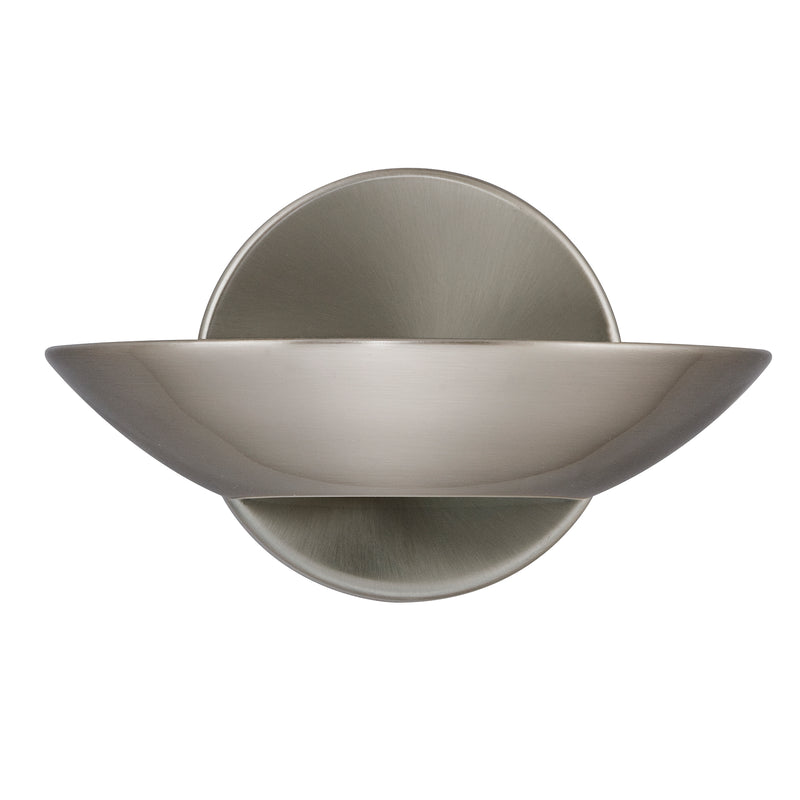 Searchlight  3209SS Sardina Uplight Wall Light - Satin Silver Metal - Bonus Superstore