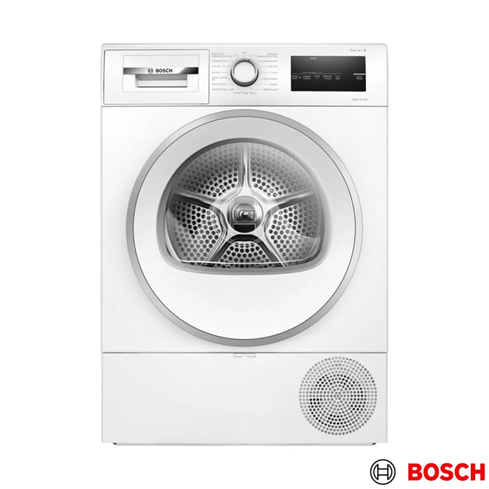 Bosch, Series 4 WTH85226G 8kg Heat Pump Tumble Dryer - White