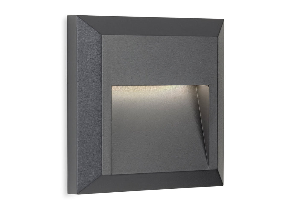 Firstlight Enzo LED Resin Wall & Step Light - Square 3838GP