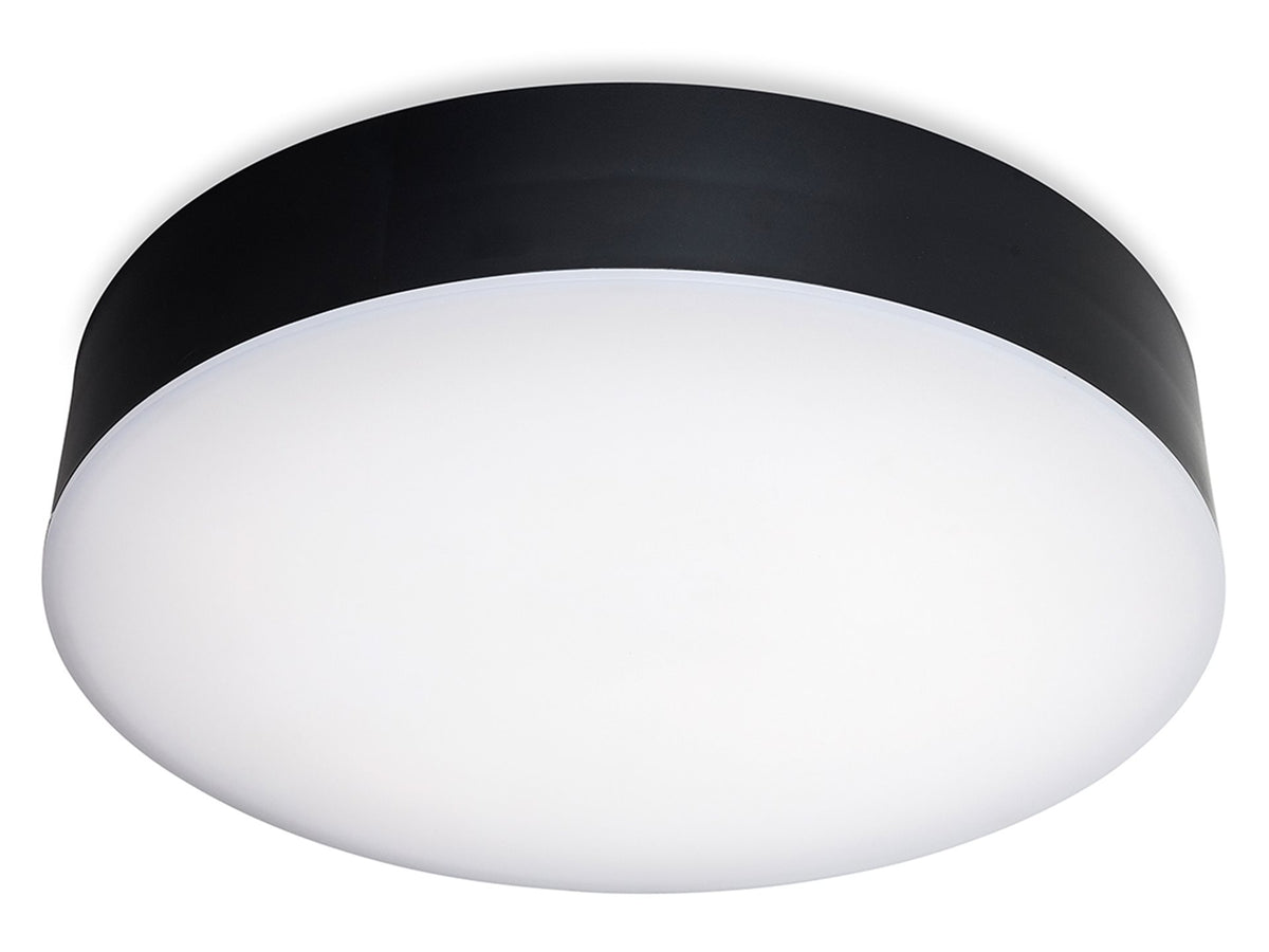 Firstlight Glaze LED Resin Flush Ceiling Fitting 3842BK — Bonus Superstore