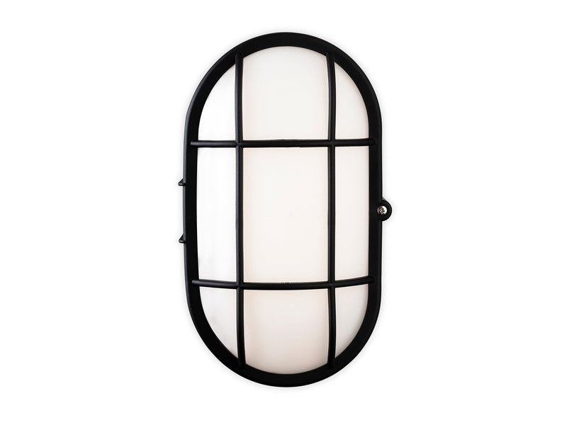 Firstlight Lewis LED Resin Bulkhead - Oval 3845BK