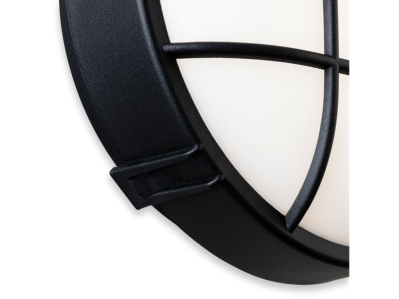 Firstlight Lewis LED Resin Bulkhead - Round 3846BK