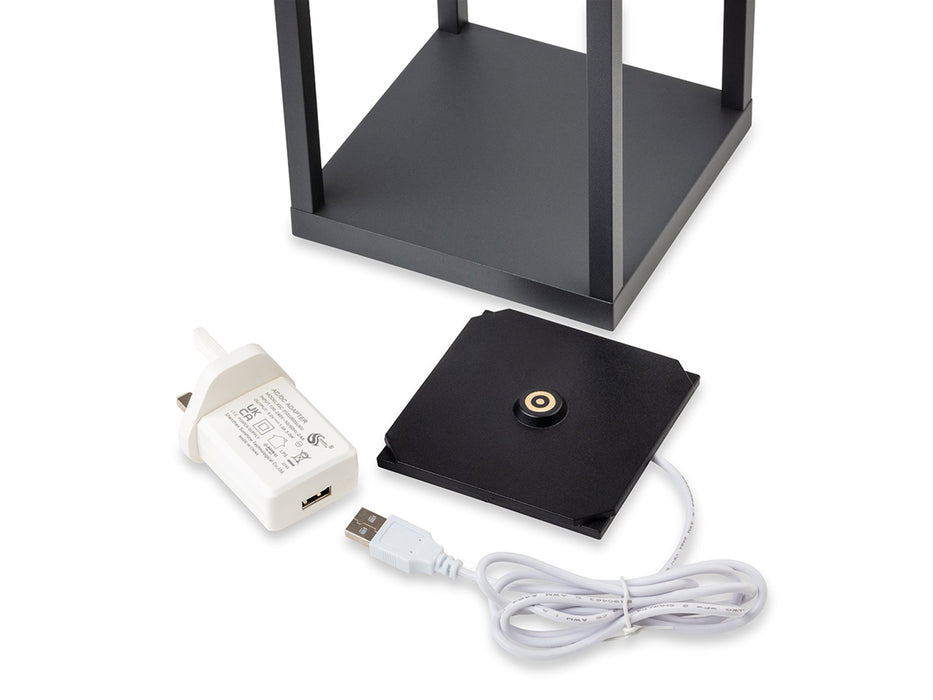 Firstlight Aruba LED Table / Floor Lantern 3858GP