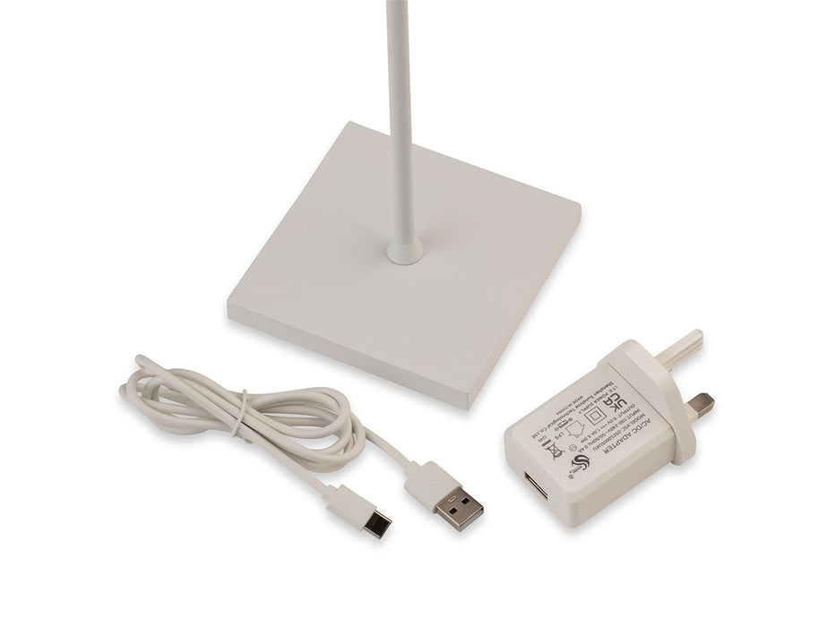 Firstlight Koko LED Table Lamp 3861WH