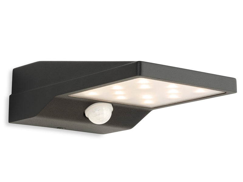 Firstlight Cyrus LED Solar Wall Light with PIR 3862GP