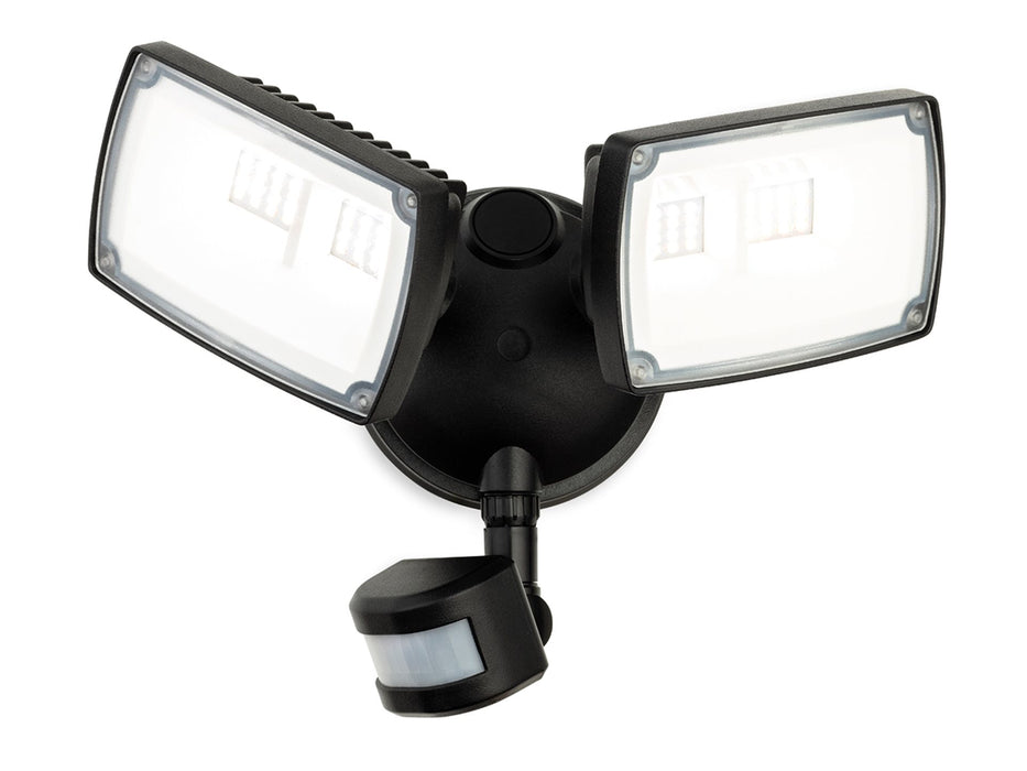 Firstlight Reflex LED Security 2 Light Wall with PIR 3868BK