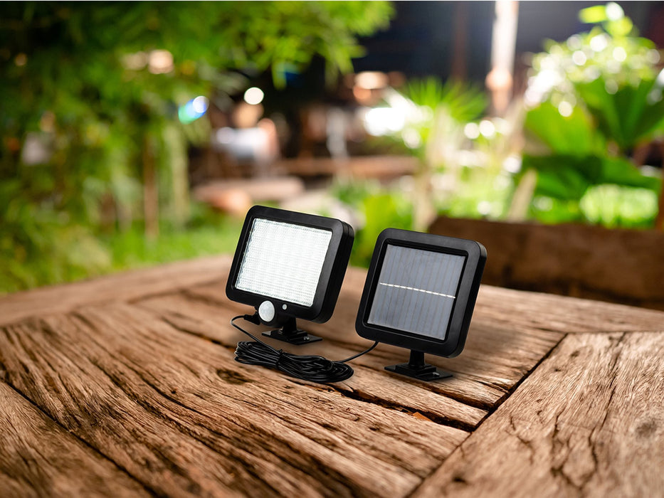 Firstlight Sonic LED Solar Security Wall Light with PIR 3866BK