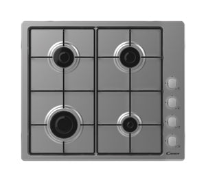 Candy CHW6LX 75cm 4-burner Gas Hob STAINLESS STEEL - Bonus Superstore