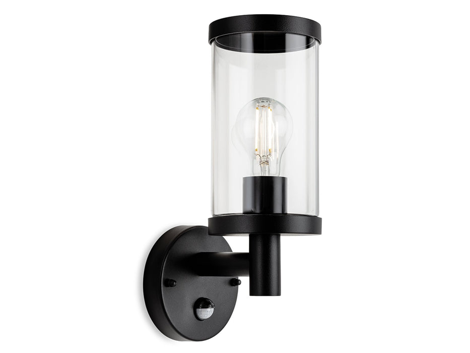 Firstlight Lucas Wall Light with PIR 4121BK