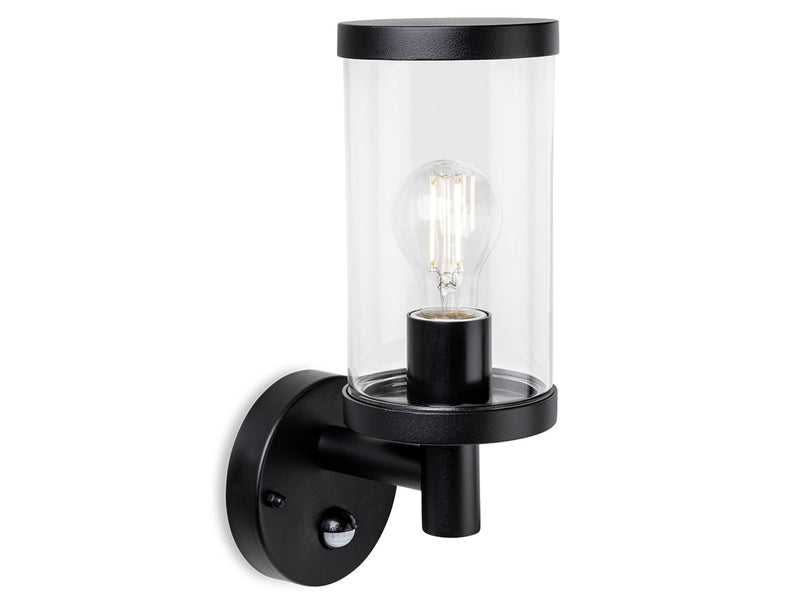 Firstlight Lucas Wall Light with PIR 4121BK