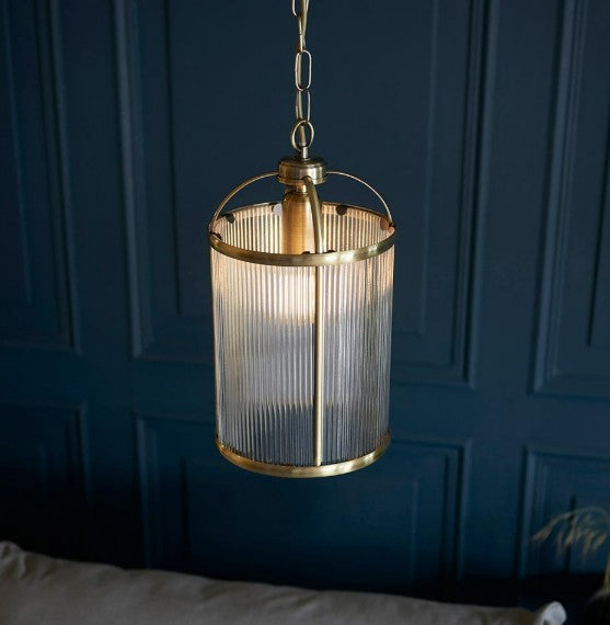 Lambeth Ribbed 1lt Pendant - 106710