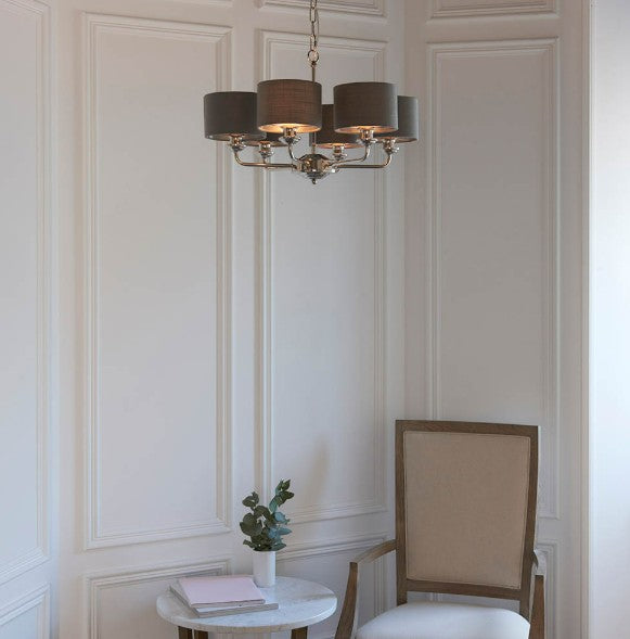 Highclere 6lt Pendant - 94381