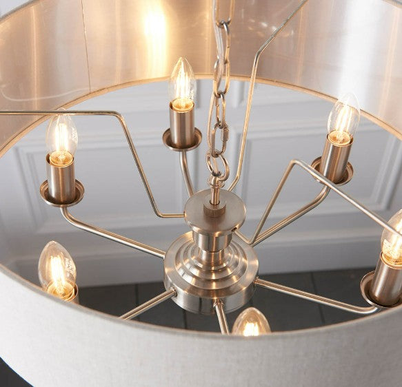 Highclere 6lt Pendant - 94357