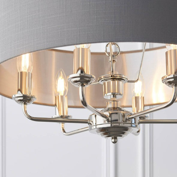 Highclere 6lt Pendant - 94373