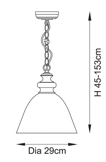 Cotswold 1lt Pendant - 110825