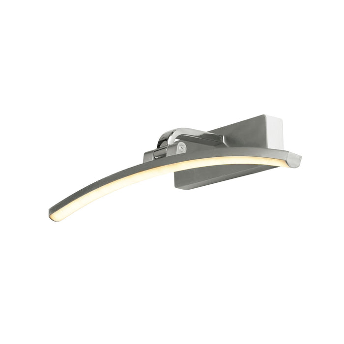 Searchlight  79821-40SS Santorini Picture Light - Satin Silver & Polished Chrome