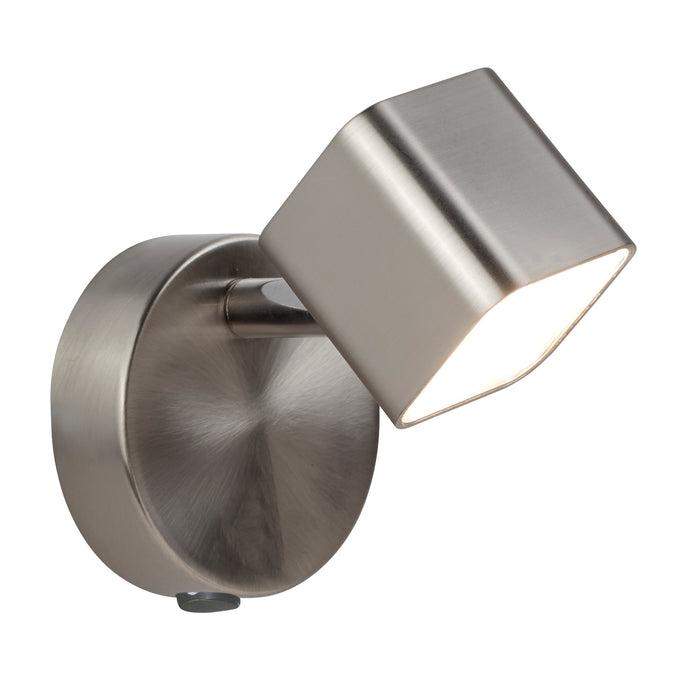 Searchlight  4231SS Quad Spotlight Wall Light - Satin Silver Metal