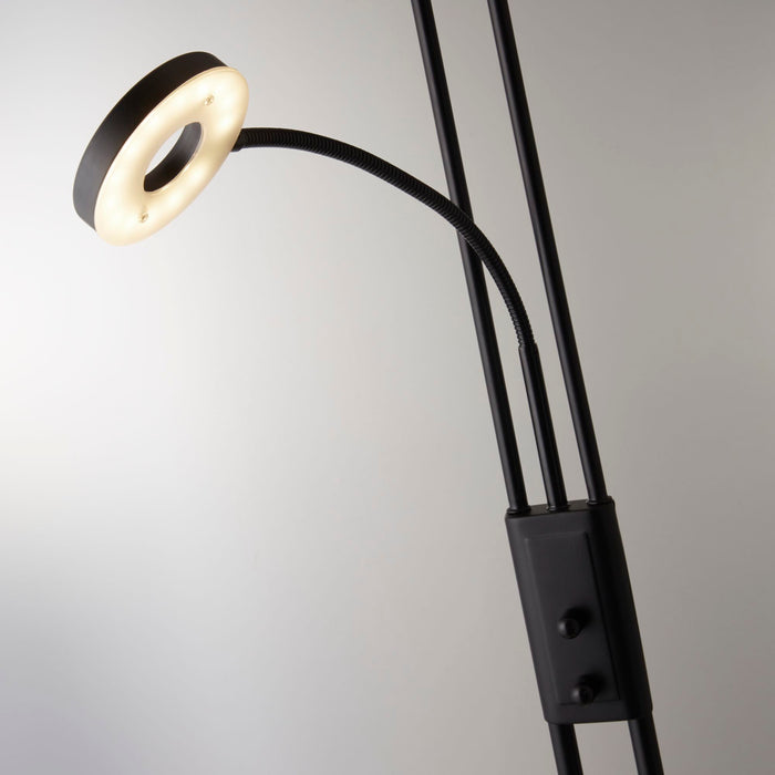 Searchlight  55601BK Mother & Child Floor Lamp - Matt Black Metal