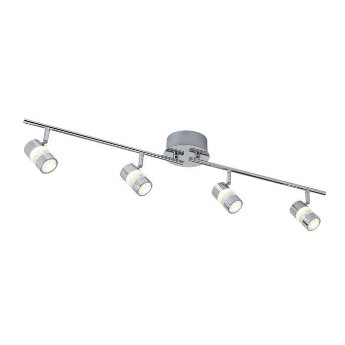 Searchlight  4414CC Bubbles 4Lt Split Bar Spotlight - Chrome & Bubble Acrylic