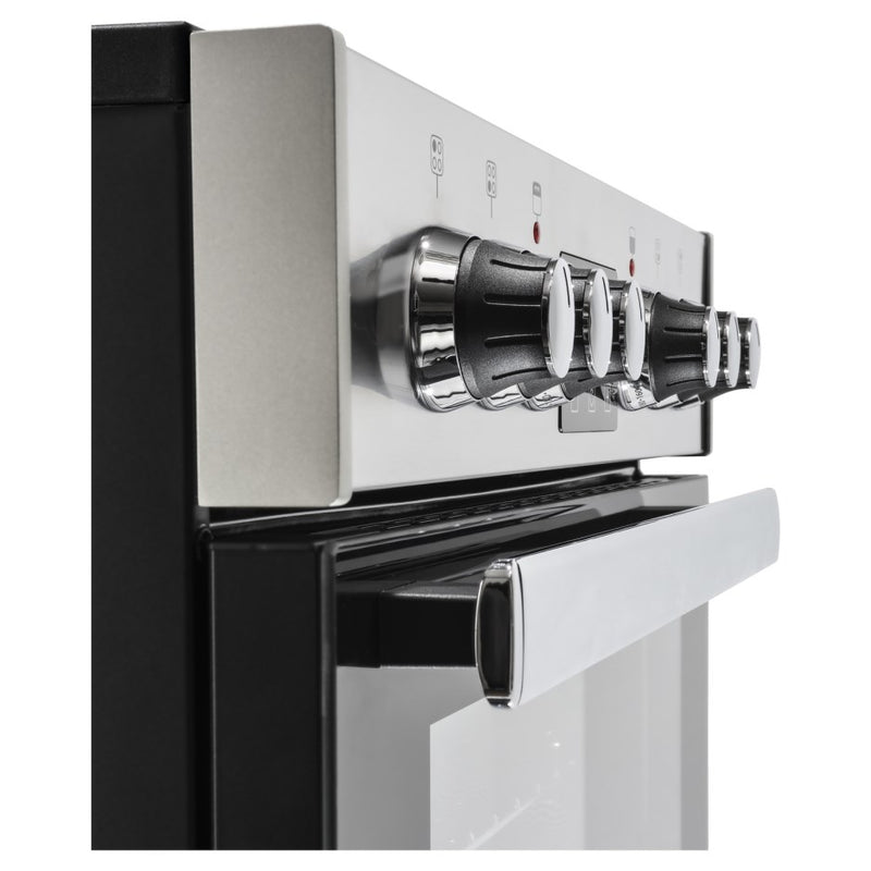 Belling 444410819 Cook centre 60E 60cm Double Oven Electric Cooker With Ceramic Hob - Stainless Steel - Bonus Superstore