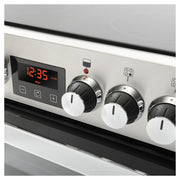 Belling 444410819 Cook centre 60E 60cm Double Oven Electric Cooker With Ceramic Hob - Stainless Steel - Bonus Superstore