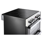 Belling 444410819 Cook centre 60E 60cm Double Oven Electric Cooker With Ceramic Hob - Stainless Steel - Bonus Superstore