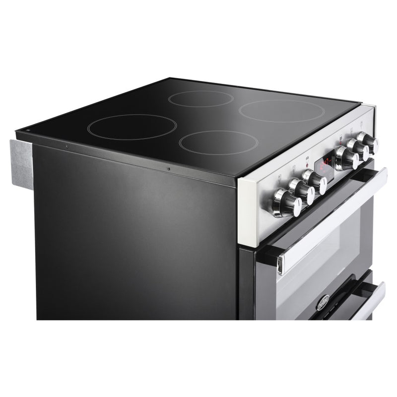 Belling 444410819 Cook centre 60E 60cm Double Oven Electric Cooker With Ceramic Hob - Stainless Steel - Bonus Superstore