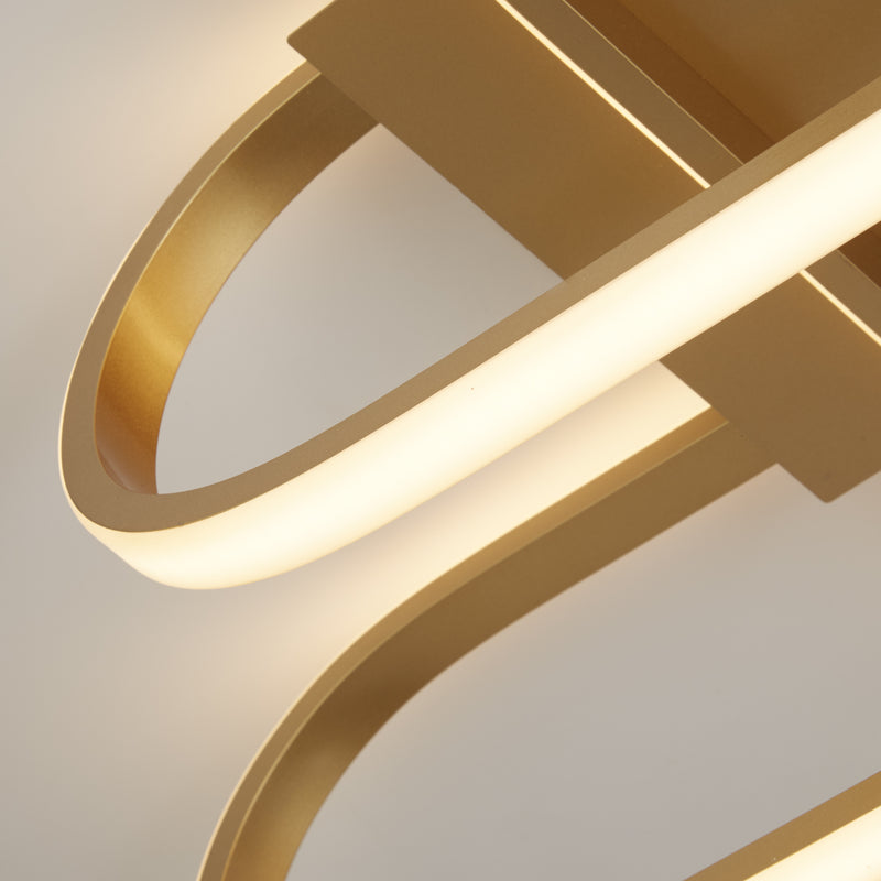 Searchlight  61774GO Clip Flush - Gold Metal